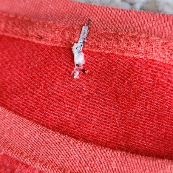 WILDFOX Ciao Bella Jumper Sweatshirt crewneck in red long sleeve size M - Picture 5 of 6